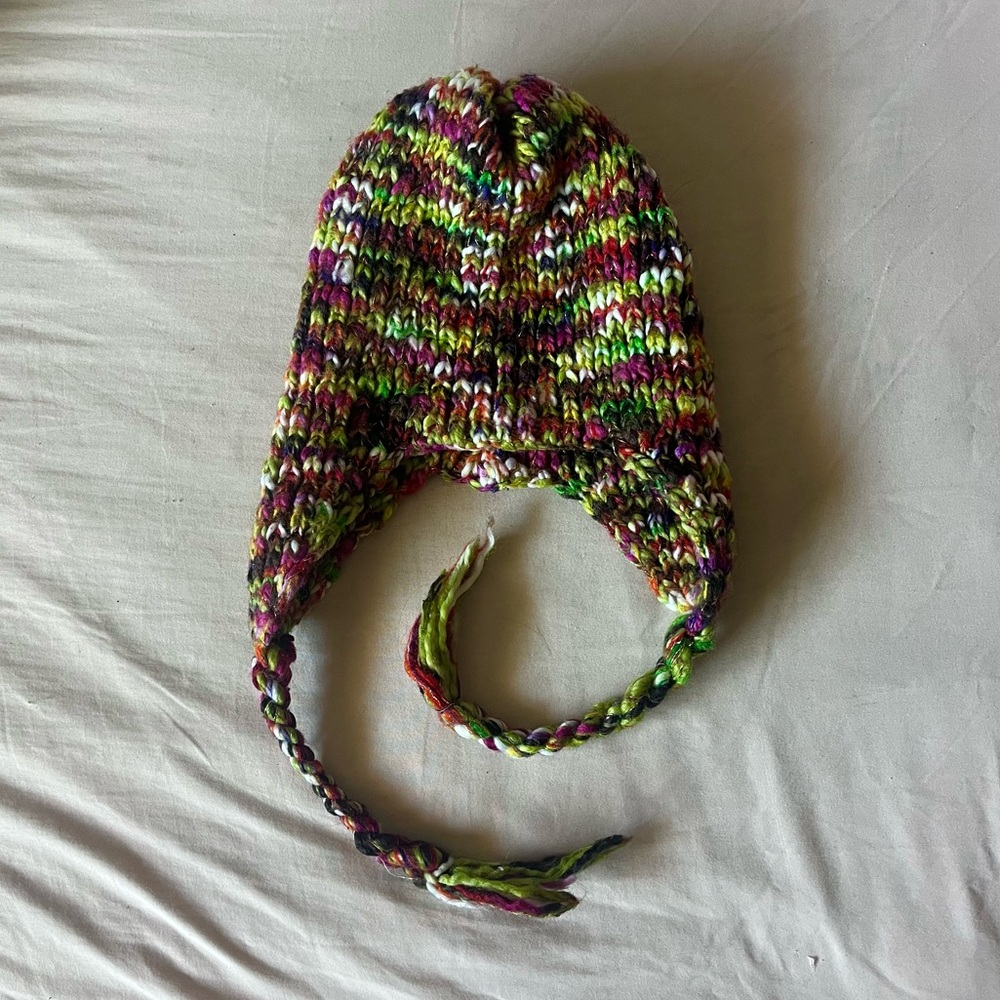 ☘️ Twee Knitted Rainbow Beanie ☘️